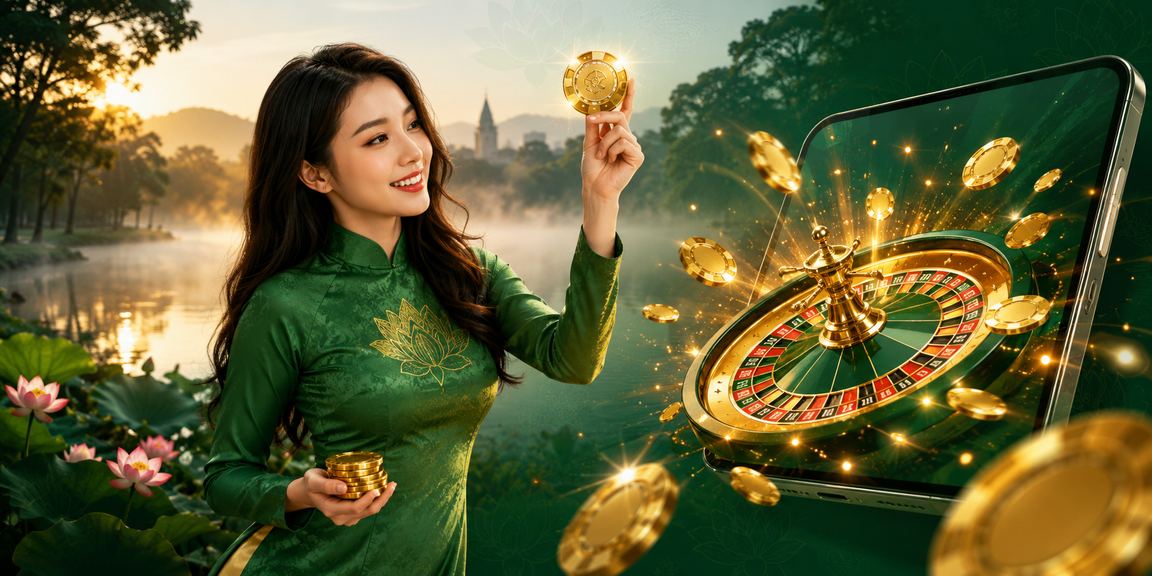 Minh họa người chơi Đà Lạt đang tham gia đặt cược roulette