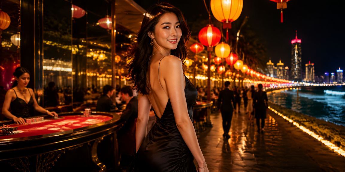 Minh họa thị trường baccarat tại Vũng Tàu về đêm